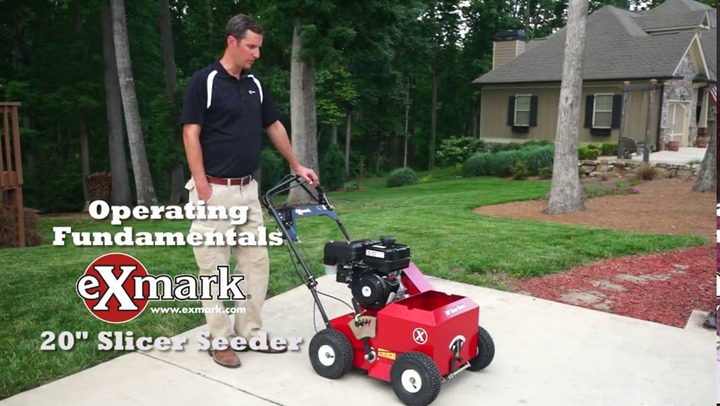 Push slice seeder Exmark Manufacturing
