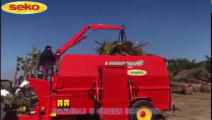 Bio chopper mixers Samurai7 ME Green Compost - Seko Industries
