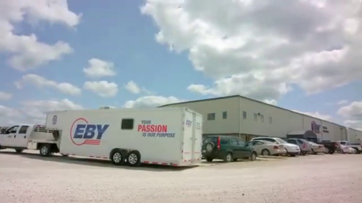 Cattle livestock trailer Eby Trailers
